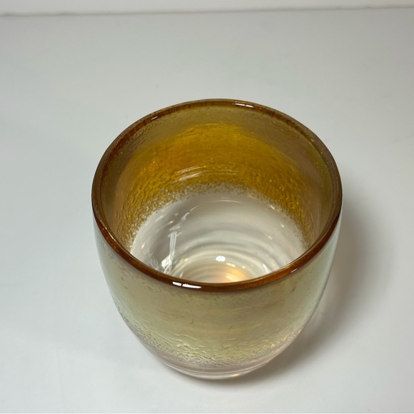 Two Glassy Baby Stay Gold Votive Holders - Picture 12 of 16